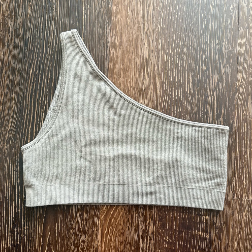 SET‎ Active Ribbed One Shoulder Sports Bra XS/S